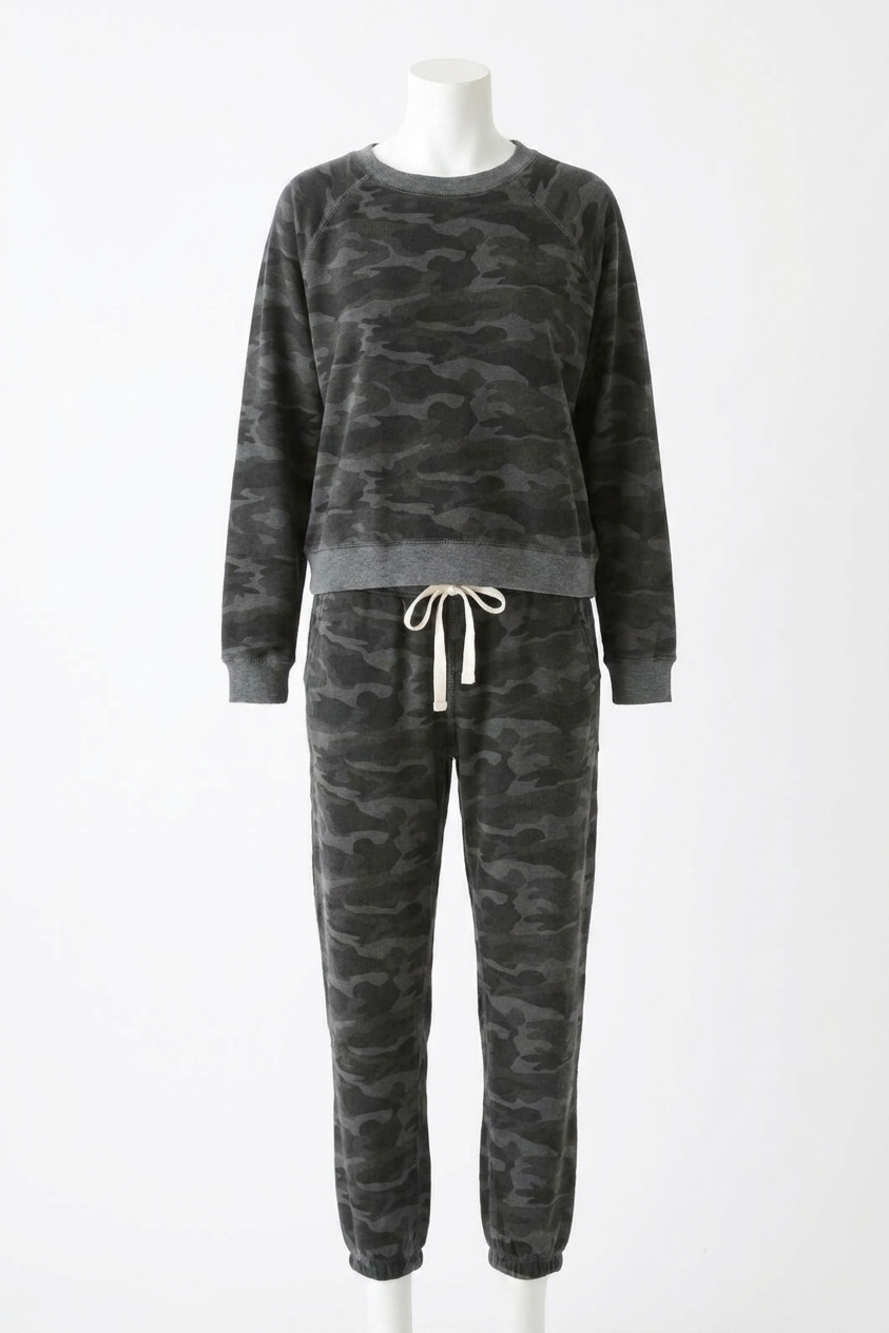 NEW ELECTRIC & ROSE classic sweatshirt in camo shadow